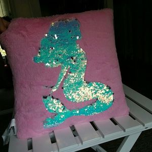 Justice mermaid pillow